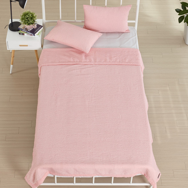 보드래 블라썸 여름 홑이불 2p, 핑크