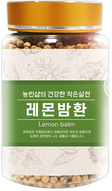 자연애푸드 레몬밤환, 200g, 1개