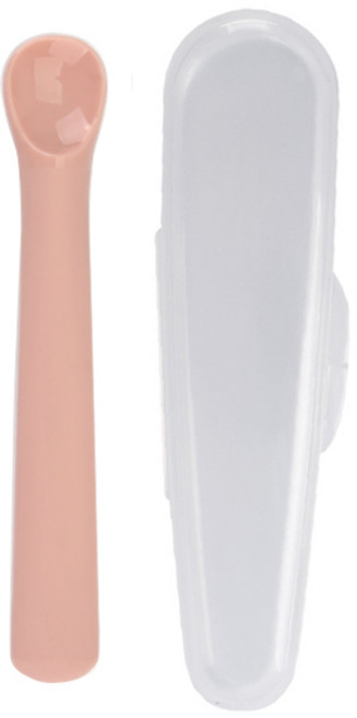 데일리라이크 봉봉 이유식 스푼 1단계 + 휴대용 케이스, 스트로베리, 1개