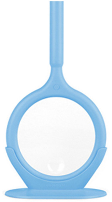 코지라이트 LED 핸디형 돋보기 스카이블루 + 받침대 + 파우치, TB-CL110, 1세트