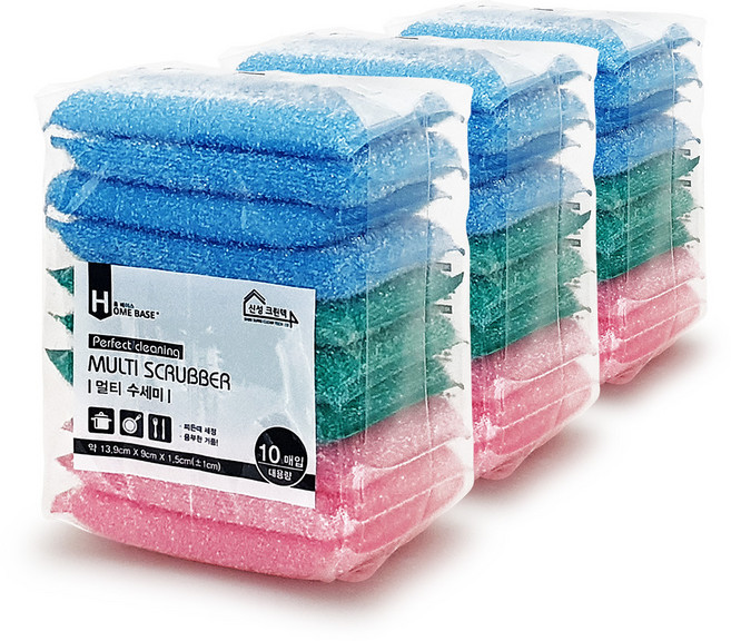 신성크린텍 멀티수세미, 10개입, 3세트