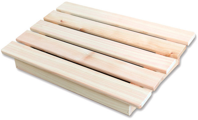 안스하우스 편백나무 발받침대 일반형, 혼합 색상