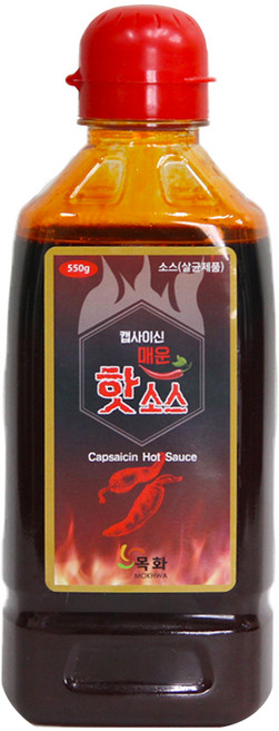 딜리셔스마켓 캡사이신 핫소스, 550g, 1개