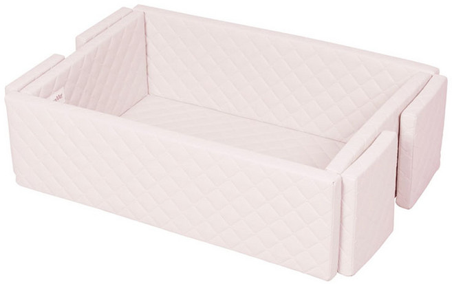 맘마키즈폴더 미니범퍼침대매트, 핑크