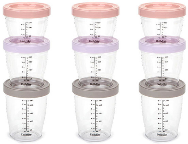 데일리라이크 봉봉 트라이탄 볼 130ml + 180ml + 240ml 세트, 혼합 색상, 3세트