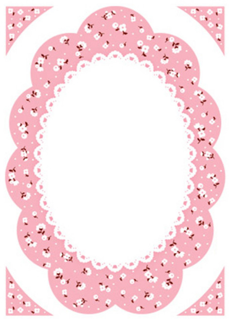 유니테크 붙이는거울 안개꽃 MR-445, 혼합 색상