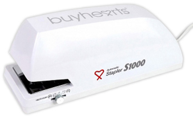 buyhearts 自動釘書機 33號針 S-1000, 混合顏色, 1個