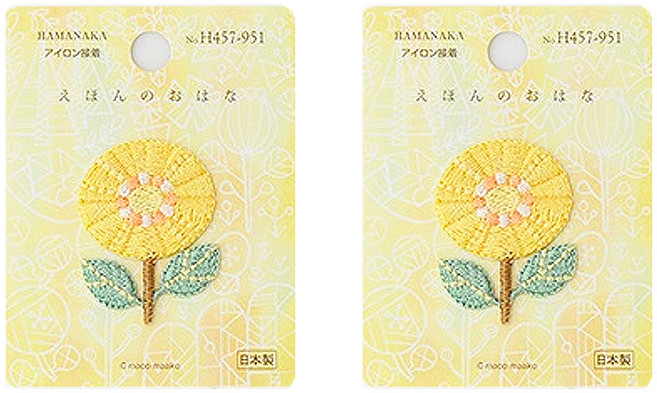 하마나카 자수와펜 플라워 H457-951, 혼합 색상, 2개입