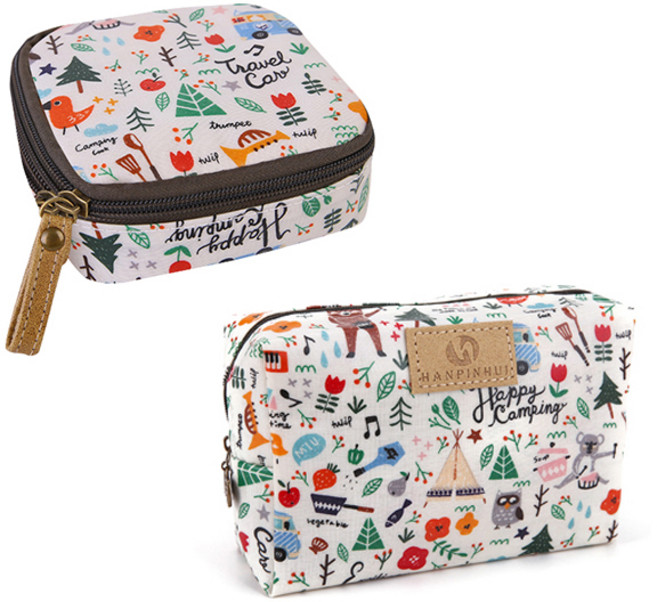 마켓피오 휴대용 미니파우치 2종세트