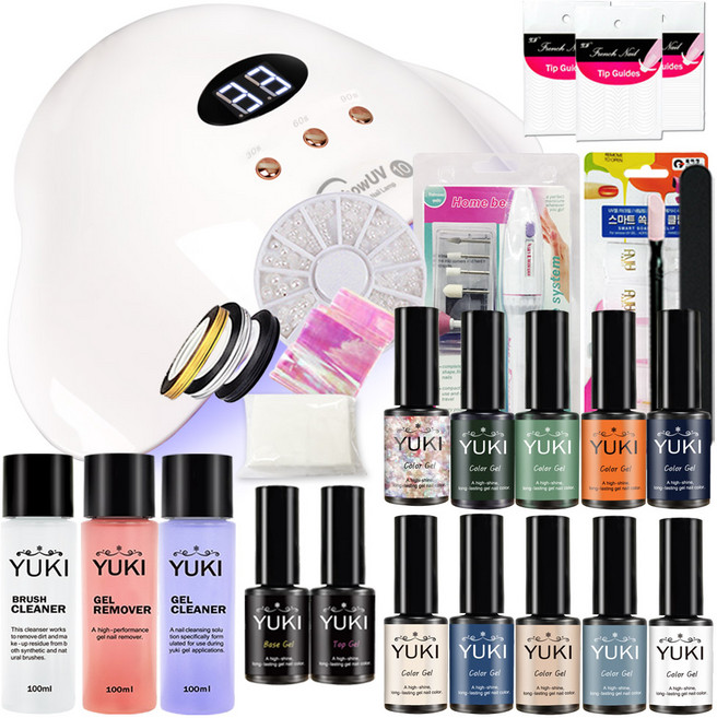 유키 런던 36W 네일 B세트, 17종, 1세트
