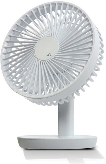제이닉스 무선 스탠드 휴대용 미니선풍기, Z9, WHITE
