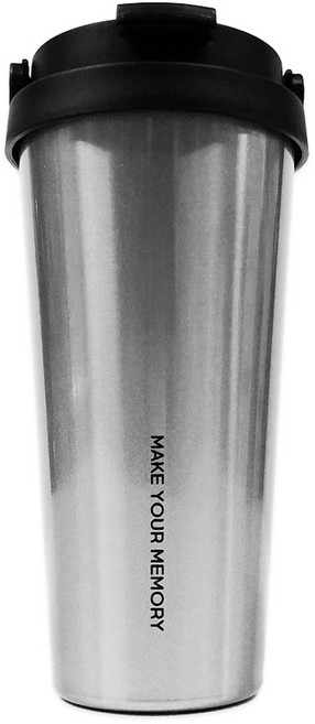 꼼꼬미 버킷텀 냉온 텀블러, 크랭크실버, 700ml, 1개