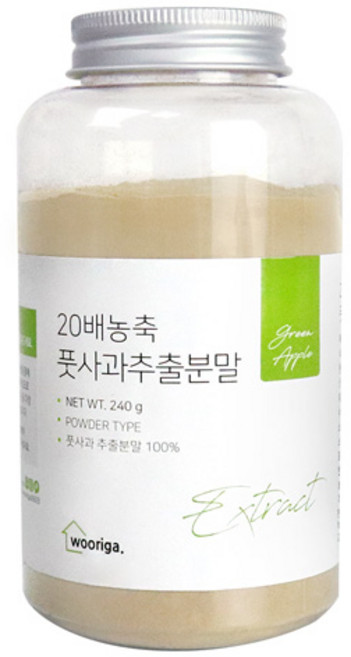 우리가스토리 20배농축 풋사과추출분말, 240g, 1개