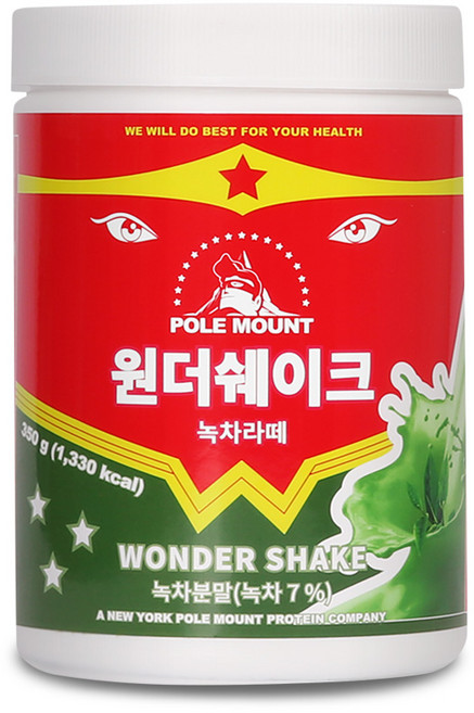 폴마운트 원더쉐이크 녹차라떼, 350g, 1개