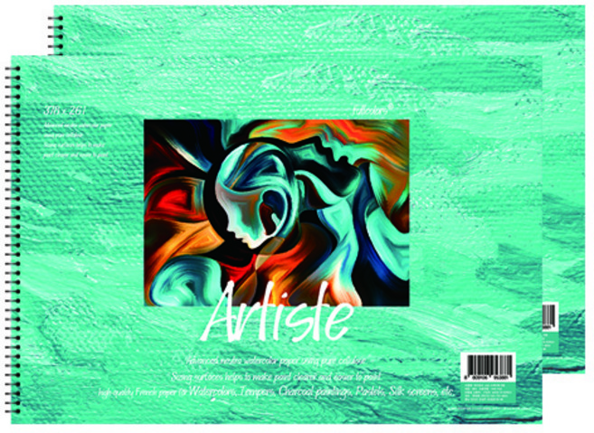 풀컬러즈 미술용 스케치북 170g, 8절, 15매, 2개