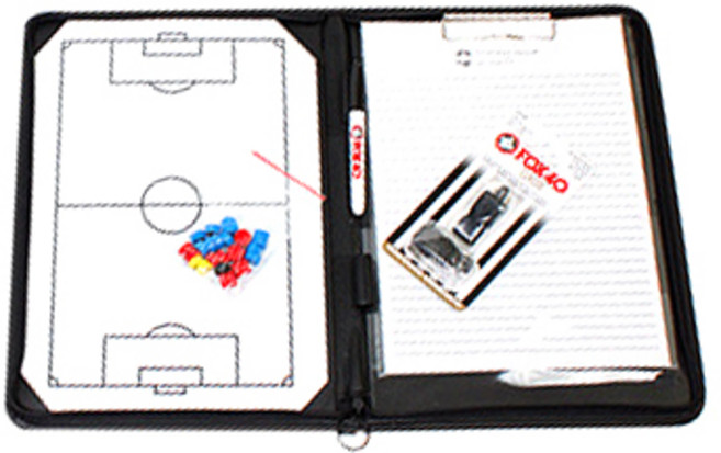 폭스40 폴더형 자석작전판세트 축구 6905-0600, 블랙, 1개