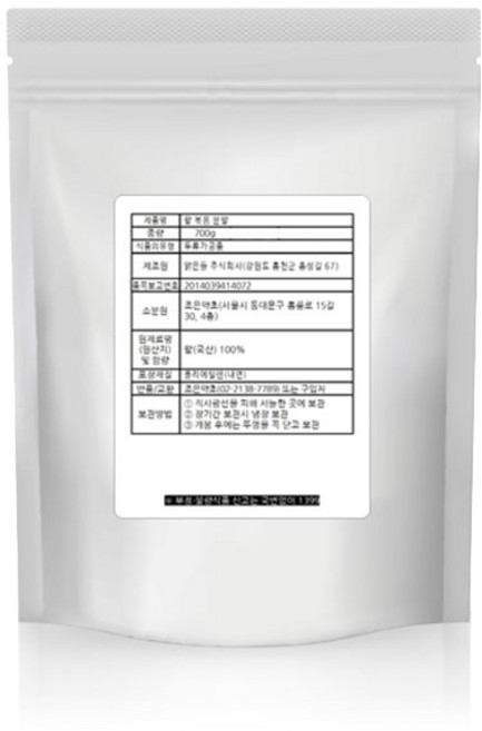 굿허브 조은약초 팥 볶음 분말, 1개, 700g