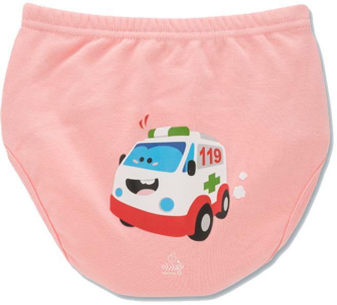아가짱 프랜들리 6중 배변 훈련 팬티, 병원차(핑크색), 1개