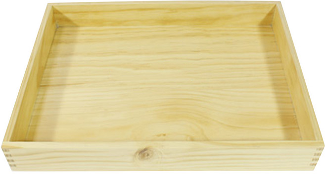 토다스 사각원목 직사각바구니, 혼합 색상