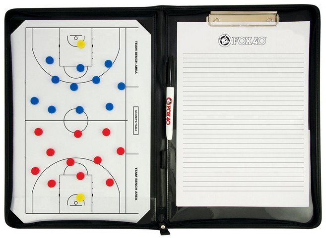 폭스40 농구 폴더형 자석작전판세트 6905-1600, 블랙, 1개