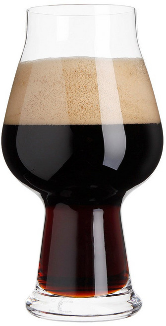 루이지보르미올리 Luigi Birrateque Crystal STOUT 맥주잔 600ml, 1개