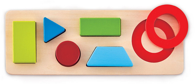 하페 멋진 도형 퍼즐, 1세트, 6피스