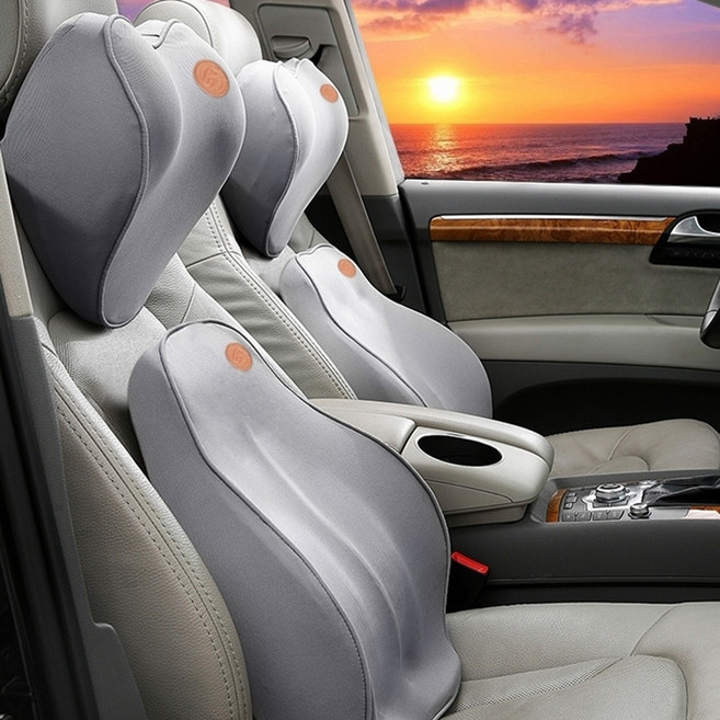 CarStory C-109 3D 자동차 쿠션세트, 그레이, 1개