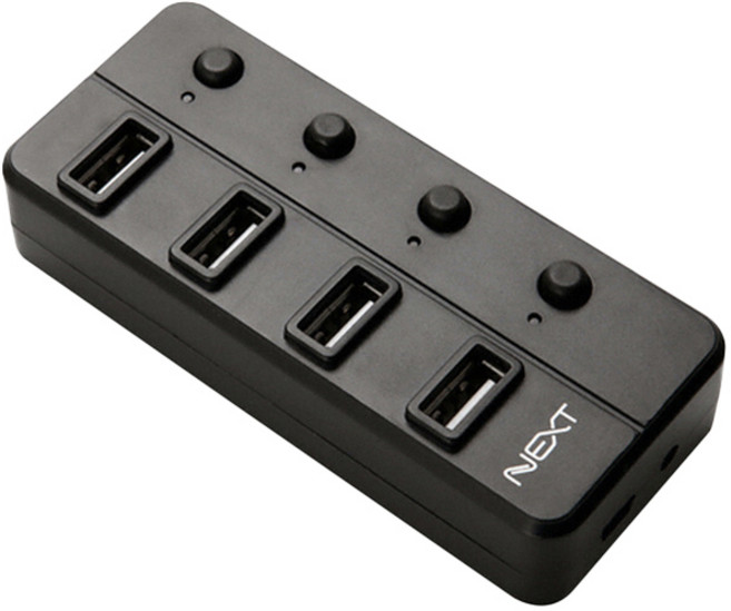 넥스트유 USB허브 NEXT 704UHP, 1개
