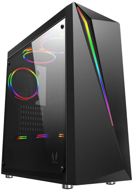 컴맹닷컴 조립PC 그래픽 3D작업용 데스크탑(AMD 라이젠 2200G WIN미포함 RAM16GB SSD240GB 라데온RX570), CMA22GC-R57X, 기본형