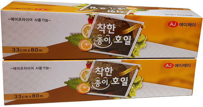 착한식재료 종이호일, 80m, 1개입, 2개