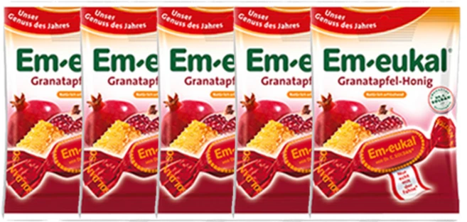 엠오이칼 석류꿀 캔디, 75g, 5개 - 쿠팡