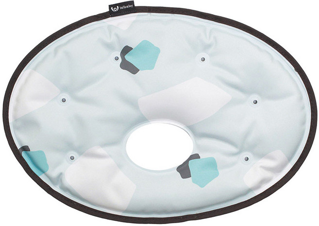 롤베이비 하이젤로 쿨링 짱구베개, 페인팅블루, 1개