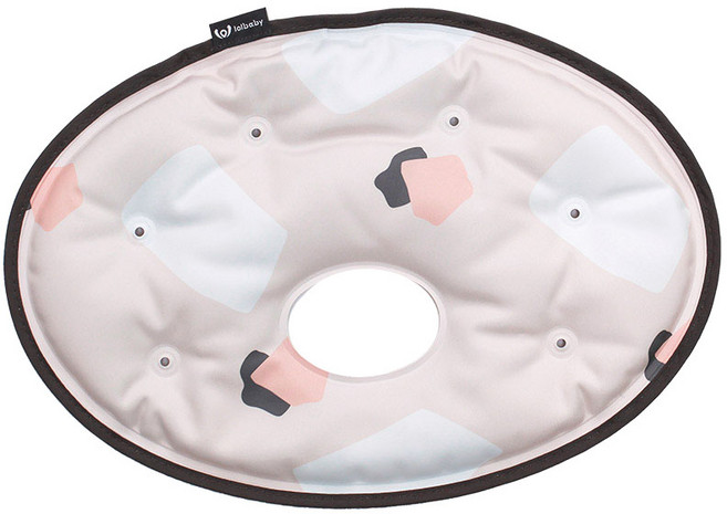 롤베이비 하이젤로 쿨링 짱구베개, 페이팅핑크