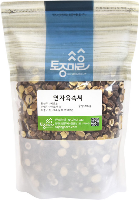 토종마을 연꽃씨속씨 연자육, 600g, 1개입, 1개