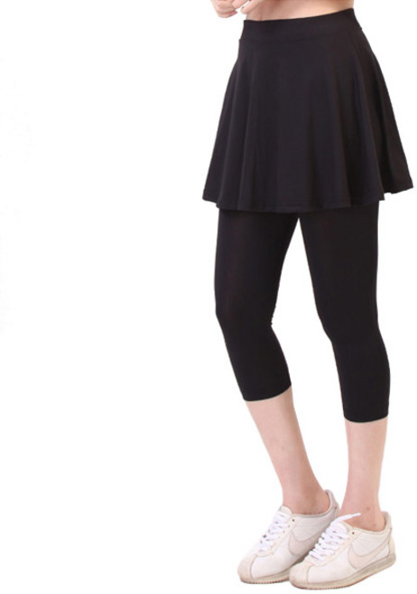 솔레일 여성용 아이스 쿨론 스포츠 플레어치마 7부레깅스