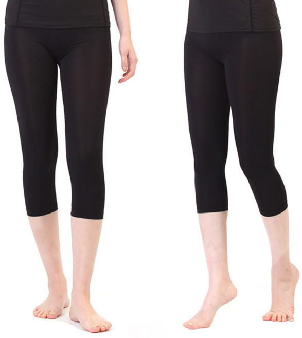 솔레일 여성용 냉감 통기성 아이스 쿨론 스포츠 요가 7부 레깅스 2p