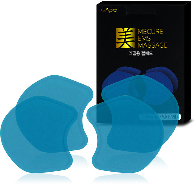 가포 미큐어 EMS 저주파 마사지기 리필패드, GP-001WH