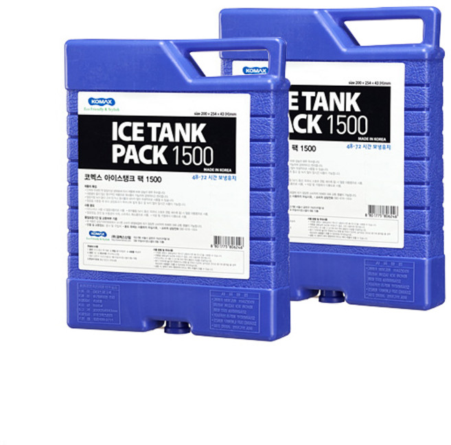 코멕스 아이스탱크 팩 1.5L, 1개, 2개