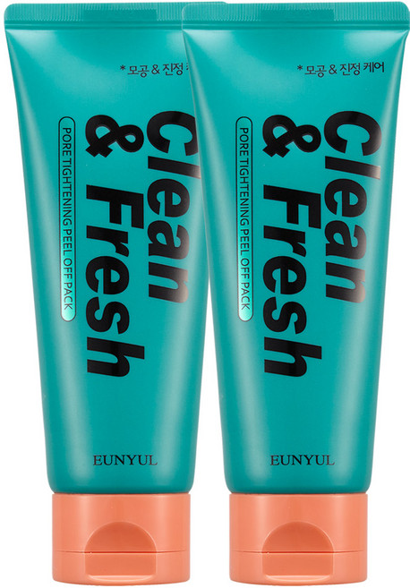 은율 클린앤프레시 포어 타이트닝 필오프 팩, 100ml, 2개