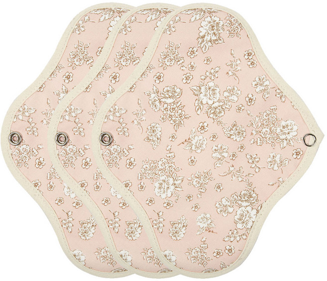 위즐리 면생리대 핑크플라워, 소형, 1개입, 3개