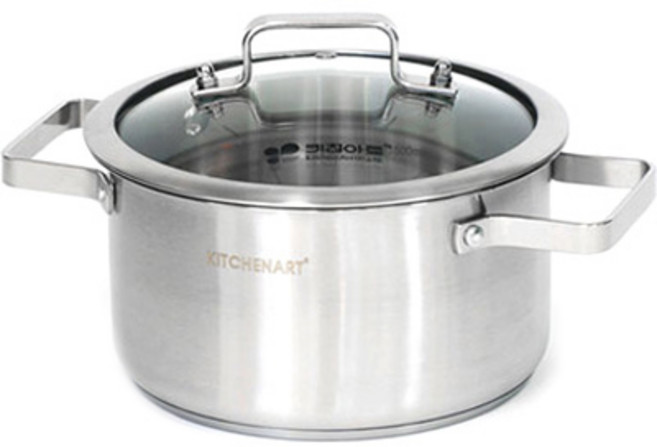 키친아트 인덕션 올가 IH 양수냄비, 20cm, 혼합색상, 1개