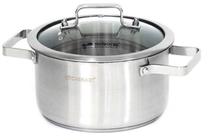 키친아트 인덕션 올가 양수냄비, 22cm, 혼합색상, 1개