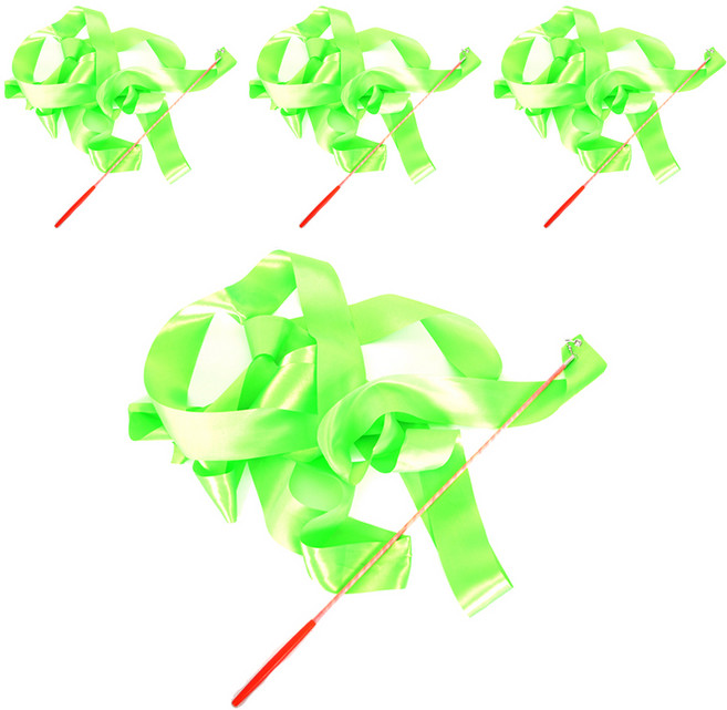 파티쇼 안전 리듬체조 리본 그린, 4개입