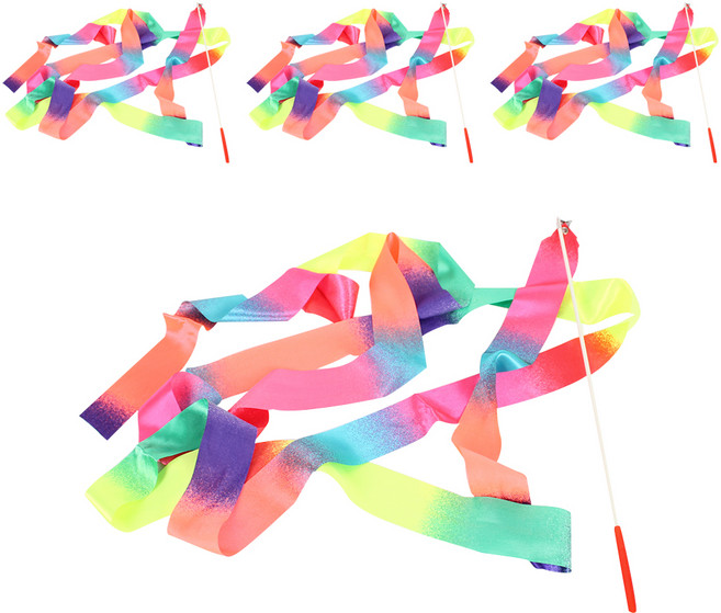 파티쇼 안전 리듬체조 리본 레인보우, 4개입