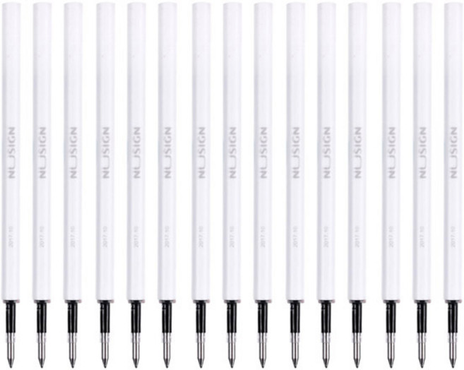 누사인 NS552/NS554 전용 볼펜 리필심 0.5mm NS555 3p, BLACK, 5개