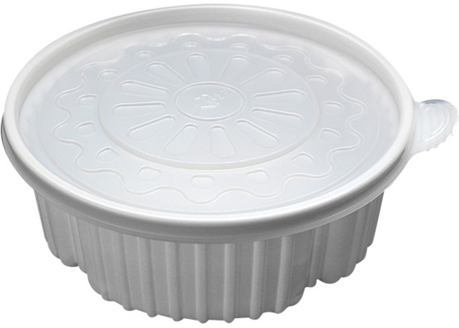 SJ 탕용기 225 소 + 뚜껑, 50개, 1세트