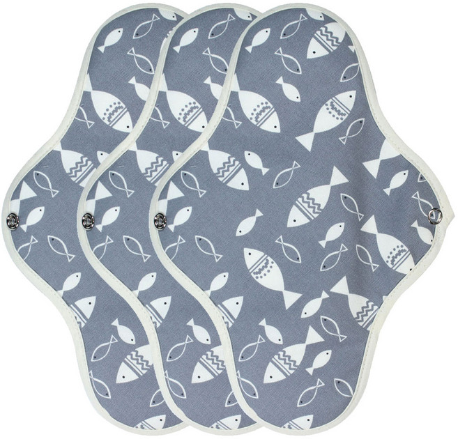 위즐리 면 생리대, 대형, 1개입, 3개