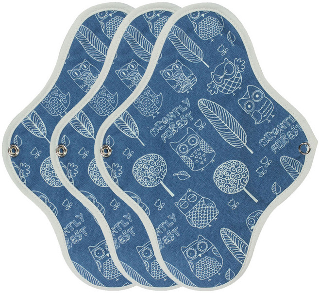 위즐리 면 생리대, 중형, 1개입, 3개