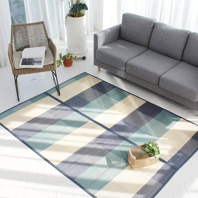 시나앤소모 블럭 대자리, 블루