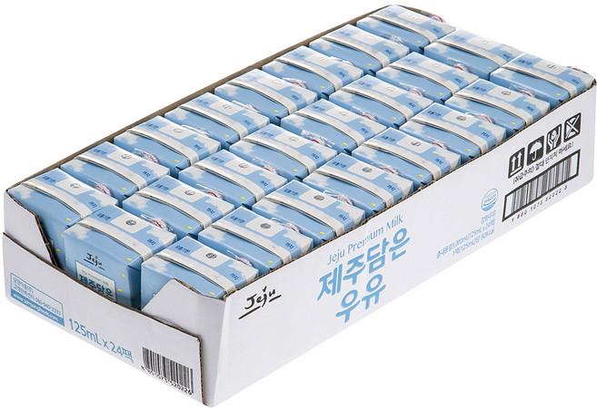 삼양식품 제주담은멸균우유, 125ml, 24개
